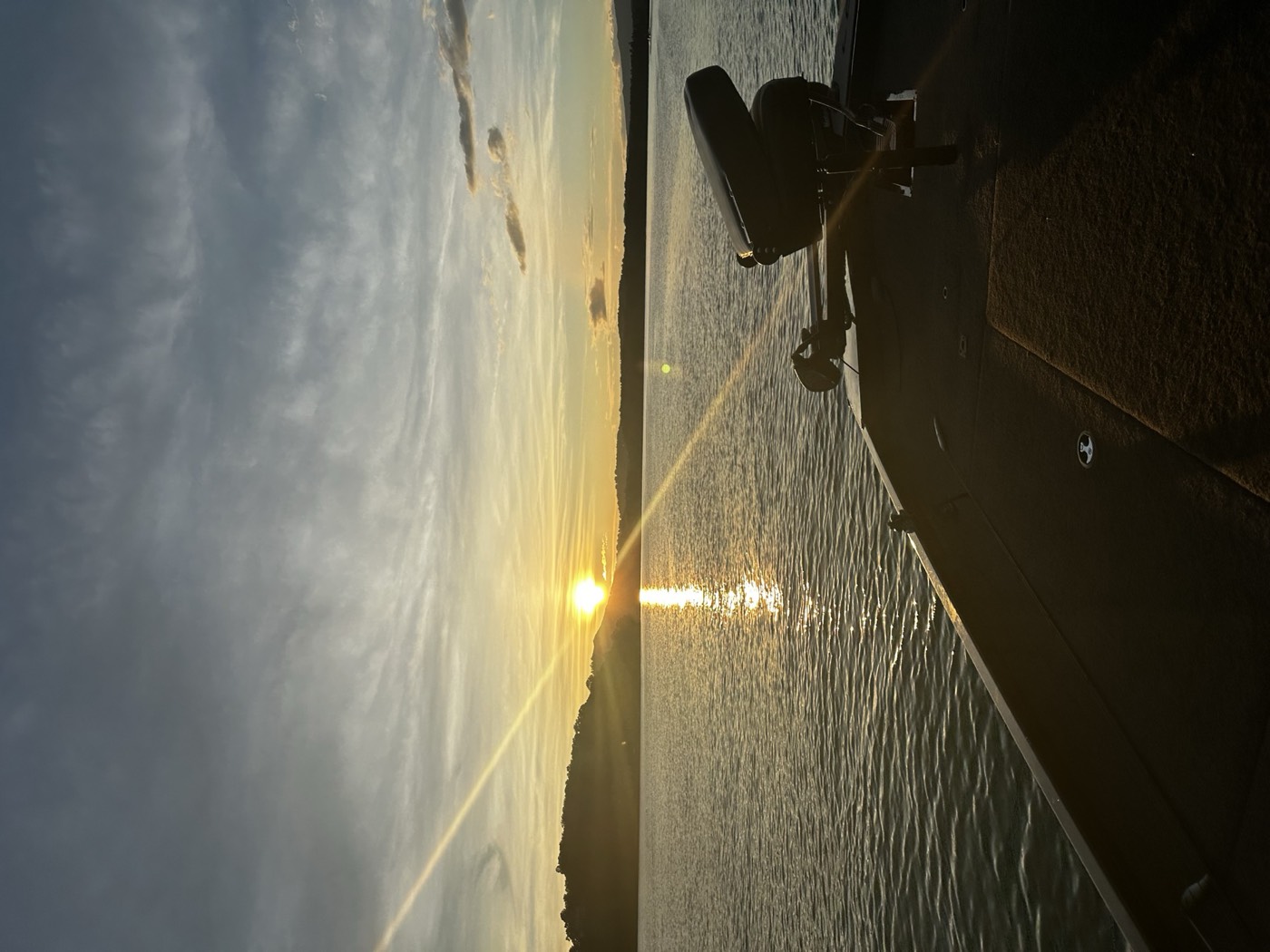 Sunset cruise on Lake Chatuge